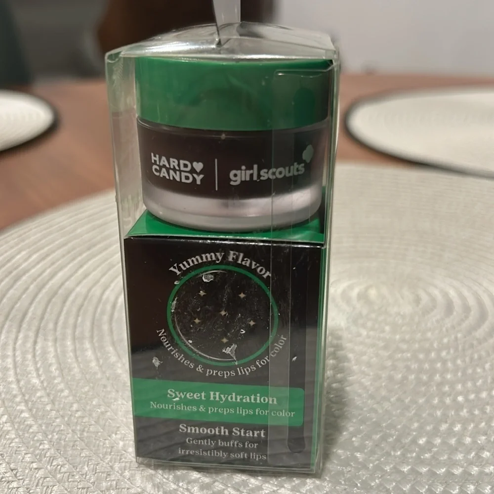 Hard Candy Sweet Sugar Lip Scrub, Limited Edition- Girl Scouts. Thin Mint